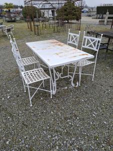 Wrought iron table
